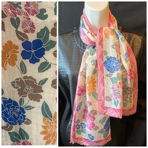 HP! Vintage Oscar de la Renta Silk Scarf
